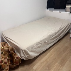 無印良品　シングルベッド　脚付マットレス《短期間使用》の画像
