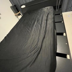 セミダブルのマットレス（ブラック）の画像
