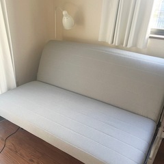 IKEA　ソファベッド ソファカバー付の画像