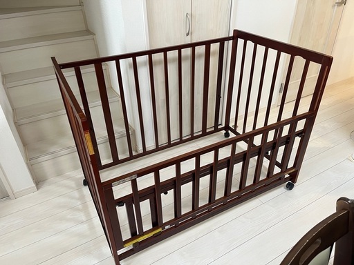 最も安い ハピネス ベビーベッド 一品限り✨】ヤトミ ミニベビーベッド