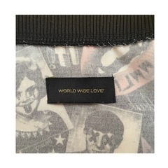 WORLD WIDE LOVE 薄手　ジャケットの画像