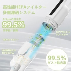 【28000Pa】軽量コードレス掃除機 
◆サイクロン×ハンディ2WAYの画像