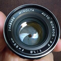 良品　MINOLTA AUTO ROKKOR PF 55mm F1.8 分解清掃済の画像
