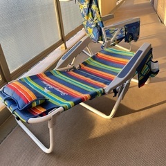 リクライニング式サマーチェアの画像