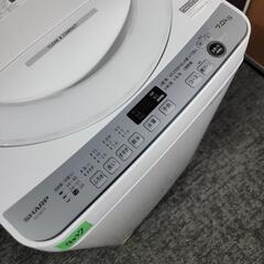 9537‼️関西エリア配送設置可🙌‼️最新2022年製✨穴なし洗濯槽でカビブロック✨SHARP 7kg 洗濯機の画像