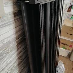 新品　新品　山善　アルミ製　ボーダーフェンス　目隠し　庭　仕切り　パーテーション カーテン　ブラインドの画像