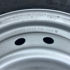⭐️美品⭐️BRIDGESTONE ブリヂストン K370 145/80R12 2025年製 ホイール付きタイヤ サマー 中古タイヤ の画像