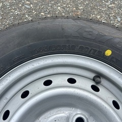 ⭐️美品⭐️BRIDGESTONE ブリヂストン K370 145/80R12 2025年製 ホイール付きタイヤ サマー 中古タイヤ の画像