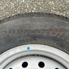 ⭐️美品⭐️BRIDGESTONE ブリヂストン K370 145/80R12 2025年製 ホイール付きタイヤ サマー 中古タイヤ の画像