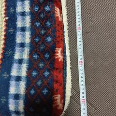 座椅子 縦約115cm×横約55cm 冬っぽいデザイン生地の画像