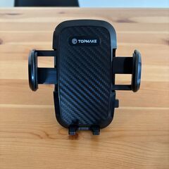 TOPMAKE スマートフォンホルダー ブラックの画像