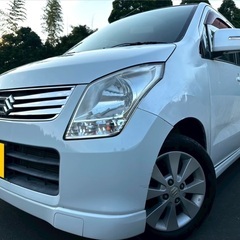 低走行7万キロ☆月々8千円〜分割払い可‼️ 車検2年付き！【名義変更代込み】☆スズキ ワゴンR☆Bluetoothナビ付き☆走行中DVD見れます☆プッシュスタート☆ドライブレコーダー付きのフル装備☆純正アルミ☆そのまま乗って帰れます！の画像