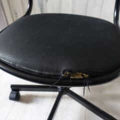 USED難あり【IKEA】回転チェアー お子様用向き 黒 ブラック デスクチェアー 勉強用 ORFJALL オルフィエルの画像