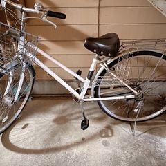 27インチ3段ギアのシティサイクル (あき) 吉川の自転車の中古