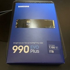 Samsung M.2 NVMe SSD 1TB 990 EVO Plus 開封済み未使用 ほぼ新品
の画像