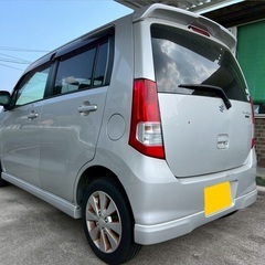 走行9万キロ☆月々8千円〜分割払い可‼️ 車検2年付き！【名義変更代込み】☆スズキ ワゴンR☆Bluetoothナビ付き☆走行中DVD見れます☆ETC付き☆プッシュスタート☆ドライブレコーダー付きのフル装備☆純正アルミ☆そのまま乗って帰れます！の画像