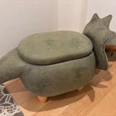 アニマル　スツール　トリケラトプス　収納付きの画像