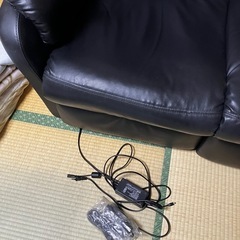 電動ソファ　２人掛けソファ の画像