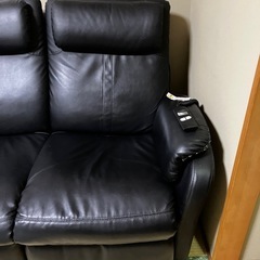 電動ソファ　２人掛けソファ の画像