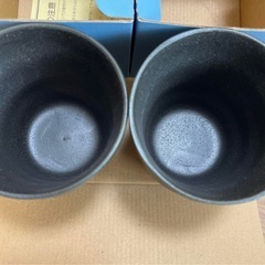 黒色 湯飲み 2個セット 日本相撲協会 武雄山の画像