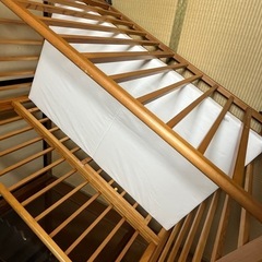 ベビーベッド　マットレス付きの画像