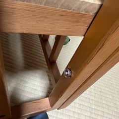 ベビーベッド　マットレス付きの画像