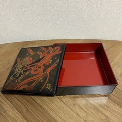 お重一段　プラスチック　18.5✖️18.5の画像