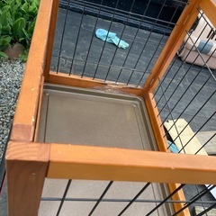 ペットゲージ　小型犬　噛み跡ありの画像