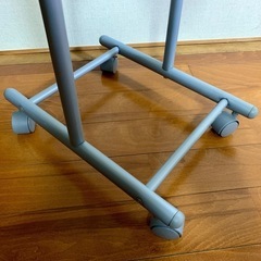 美品 キャスター付き スタンドミラー  全身鏡　姿見　ミラー　立て鏡の画像