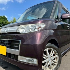 月々9千円〜分割可❗️車検2年付き！【名義変更代込み】広い車内！大人気‼️ダイハツ タントカスタム☆HDDナビ付き☆走行中DVD見れます♪ETC付き☆純正アルミ☆事故修復歴無し☆電動スライドドア☆ドライブレコーダー☆そのまま乗って帰れます！の画像