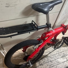 hervest label 折りたたみ自転車 RH-12 レッドの画像