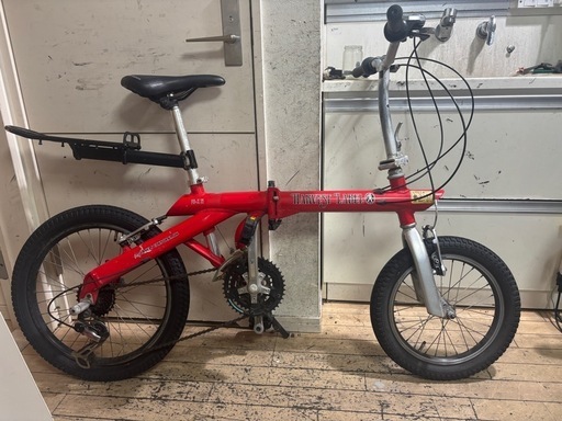 hervest label 折りたたみ自転車 RH-12 レッド 決まりました！hervest label 折りたたみ自転車 RH-12 レッド