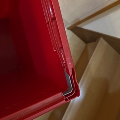 ゴミ箱45ℓ　2個セット（ブラウン＆レッド）の画像