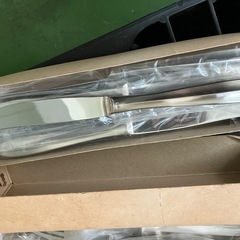 ステンレス　ナイフとフォーク　未使用‼️の画像