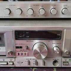 Technics ダブルカセット＆ミキシングアンプセットの画像