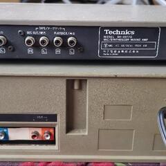 Technics ダブルカセット＆ミキシングアンプセットの画像
