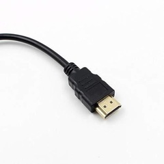 HDMI to VGA adapter ブラック/HDMI信号をVGA出力信号に変換するアダプター(音声出力あり)(HDMI延長アダプタ付きの画像