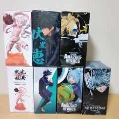 フィギュア一式(全て未使用品) 呪術廻戦 ONE PIECE 僕のヒーローアカデミアの画像