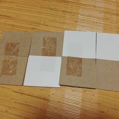 木片　見本板　10センチ四方　８枚の画像