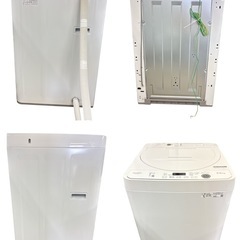 SHARP シャープ ES-GE5F-W 5.5kg 2022年製の画像