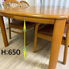 ダイニングテーブルセット　4人用の画像