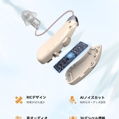 【新品未使用品】【2025年革新型正規品・簡単操作 】Bigprot 楽ちんヒアリング 充電式集音器 音量調整の画像