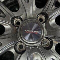 Weds VELVA ウェッズ ヴェルヴァ 社外ホイール 14インチ 4本 4.5J4HPCD100+45 ルークス フレアワゴン eKスポーツ等　(SHG005)の画像