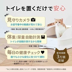 【未使用】【月額プラン】Toletta 猫 トイレの画像