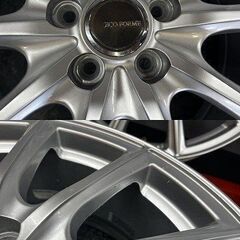 BS BRIDGESTONE ECO FORME 社外ホイール 17インチ 4本 7J5HPCD100+53 レガシィアウトバック XV等　(SHG004)の画像