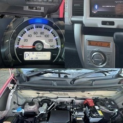 ハスラー ピンク色のSUZUKI HUSTLER、コンパクトでスタイリッシュなデザイン。の画像