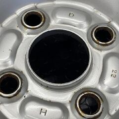 ダイハツ 純正ホイール 純正スチールホイール 12インチ 4本 4J4HPCD100約+45 ハイゼット等　(SHI001)の画像