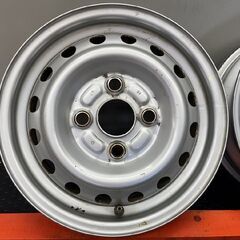 ダイハツ 純正ホイール 純正スチールホイール 12インチ 4本 4J4HPCD100約+45 ハイゼット等　(SHI001)の画像
