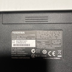 TOSHIBA純正キーボード無線タイプの画像