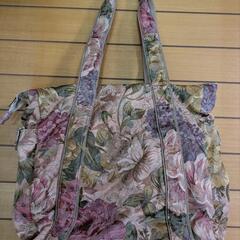未使用　花柄　トートバッグの画像